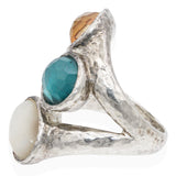 Ippolita Sterling Silver Quartz Triple Stone Statement Ring