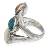 Ippolita Sterling Silver Quartz Triple Stone Statement Ring