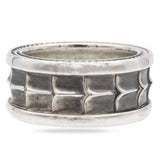David Yurman Armory Sterling Silver Men's Band Ring