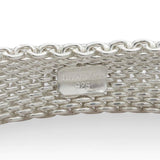 Tiffany & Co. Sterling Silver Somerset Mesh Bangle Bracelet and Ring Set