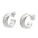 Tiffany & Co. Sterling Silver Atlas Hoop Earrings