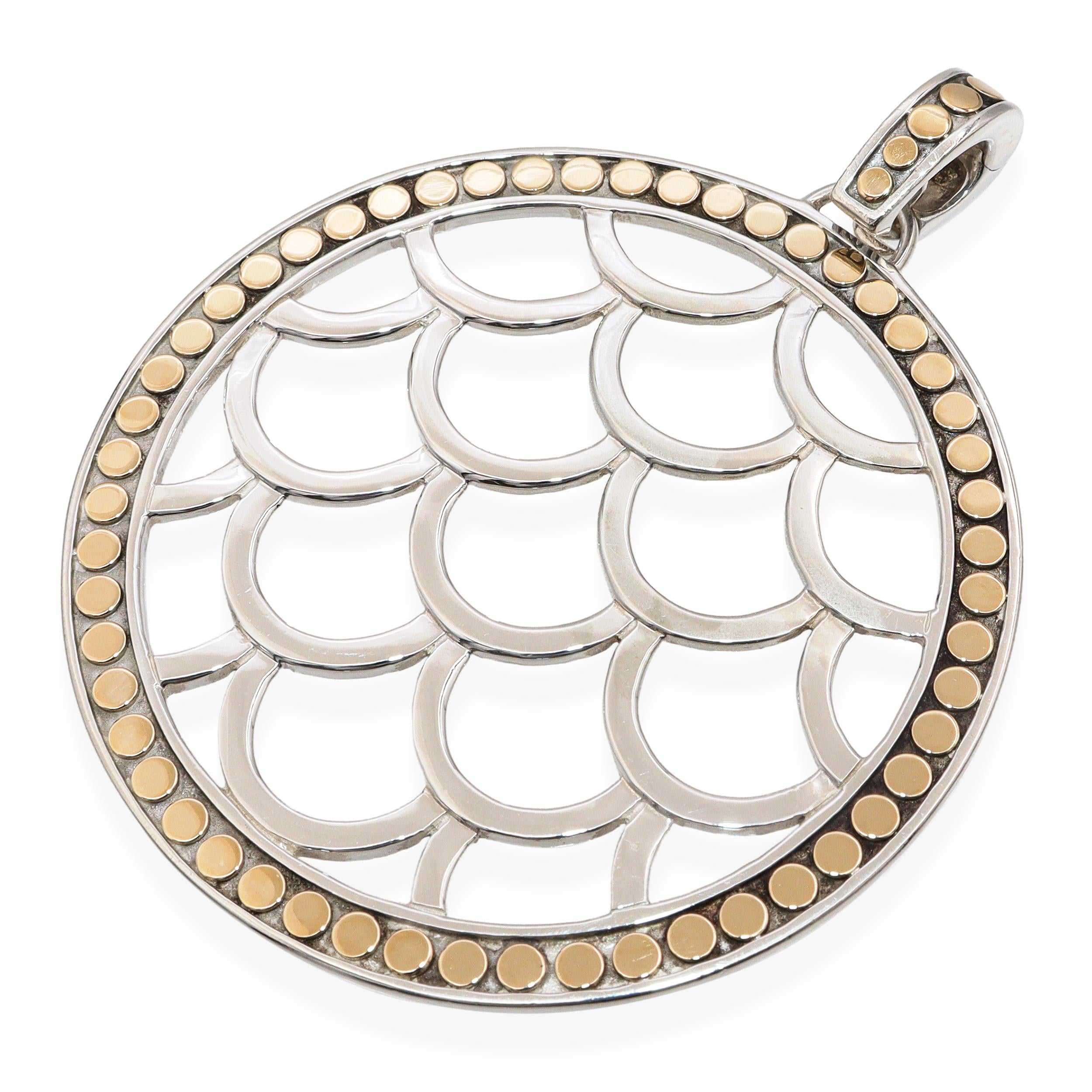 John Hardy Sterling Silver & 18K Yellow Gold Legends Naga Enhancer Pendant