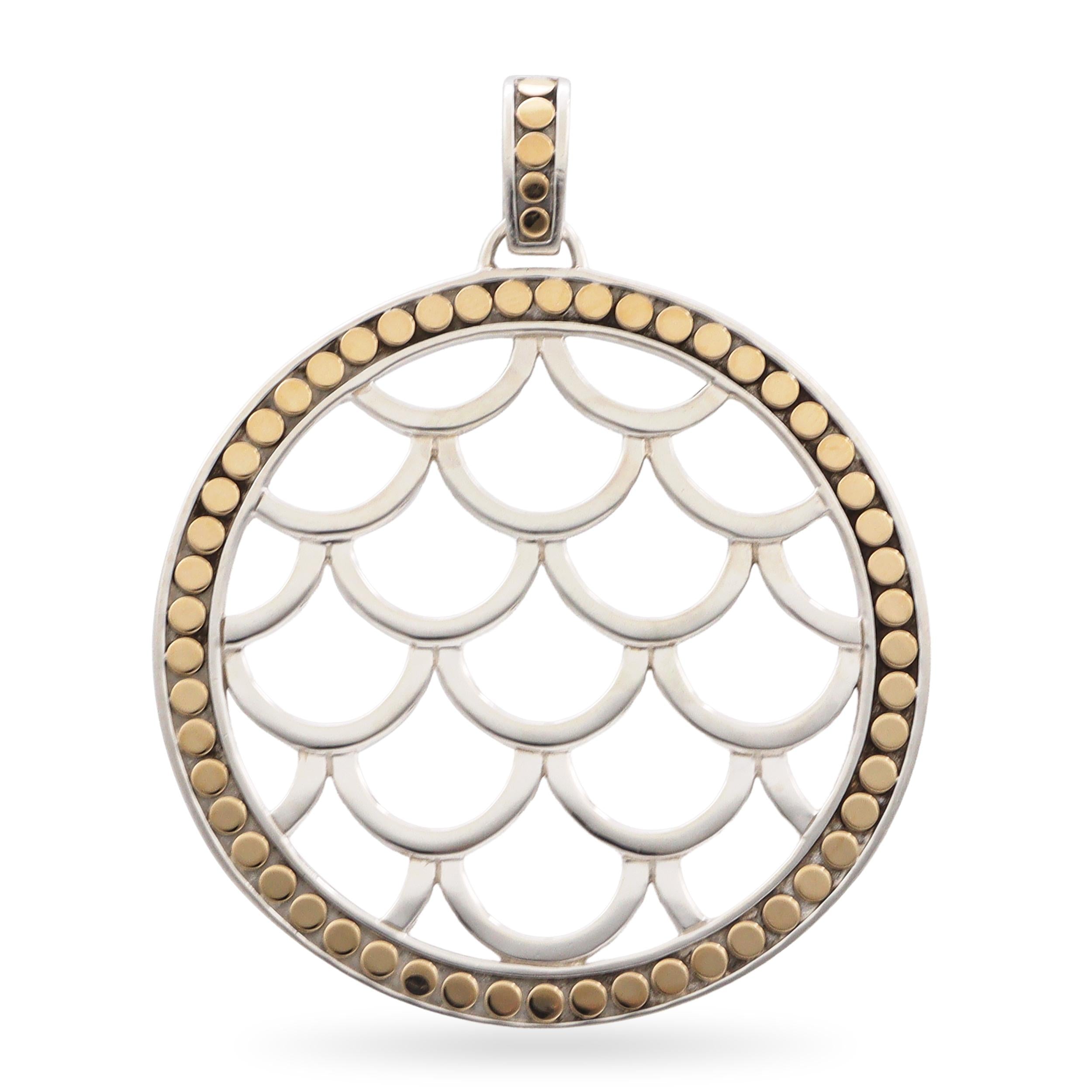 John Hardy Sterling Silver & 18K Yellow Gold Legends Naga Enhancer Pendant