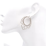 John Hardy Sterling Silver Hoop Drop Earrings