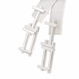 Tiffany & Co. Frank Gehry Axis Sterling Silver Dangle Earrings