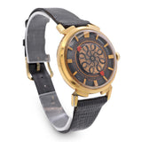 Vintage Ernest Borel Cocktail Kaleidoscope Mystery Dial Hand Wind Men's Watch