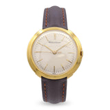 Vintage Jager-Le-Coultre 18k Yellow Gold Mens Watch