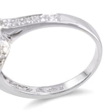18k White Gold Tanzanite and Diamond Statement Ring