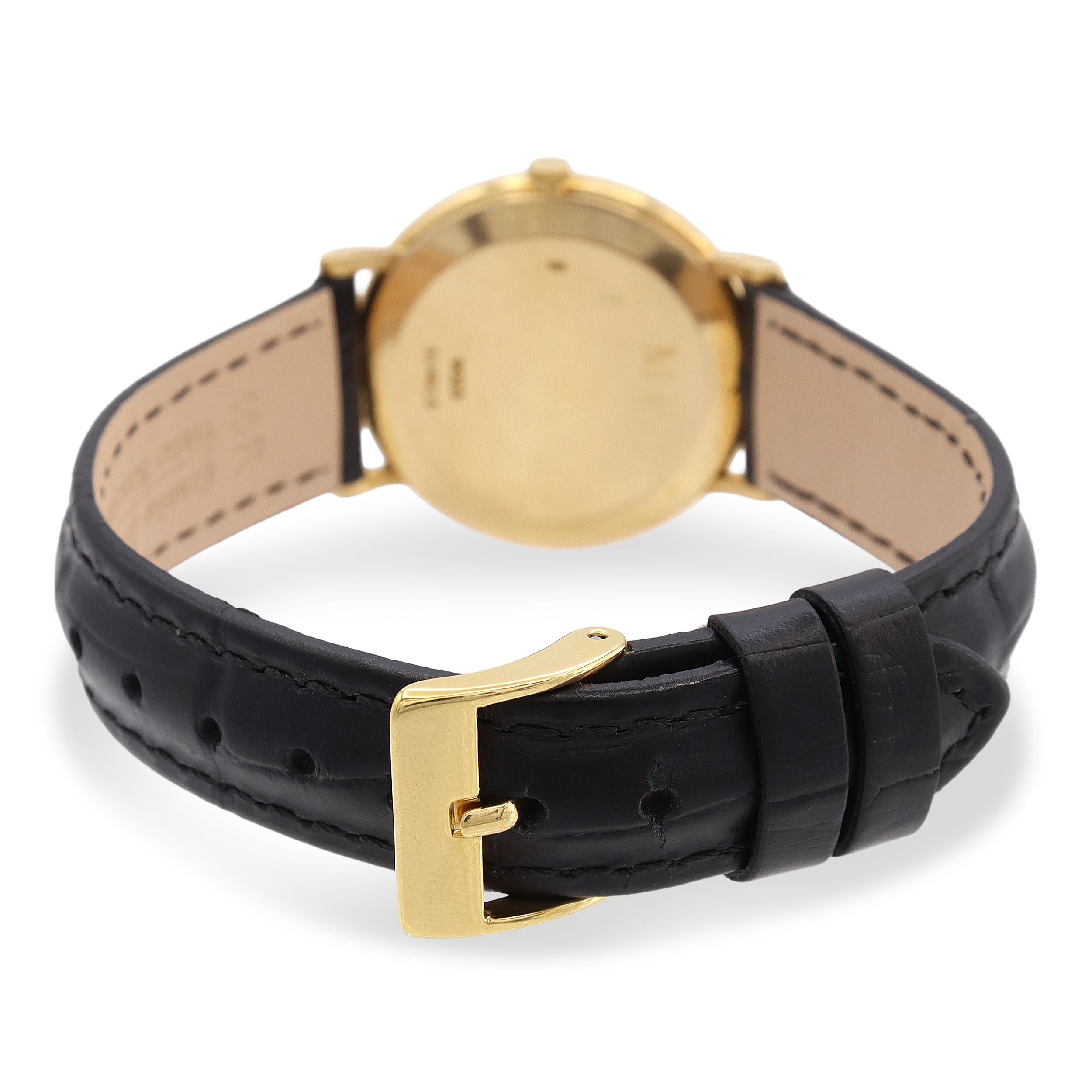 Vintage Piaget Altiplano 18k Yellow Gold Manual Wind Dress Watch Ref. 9025