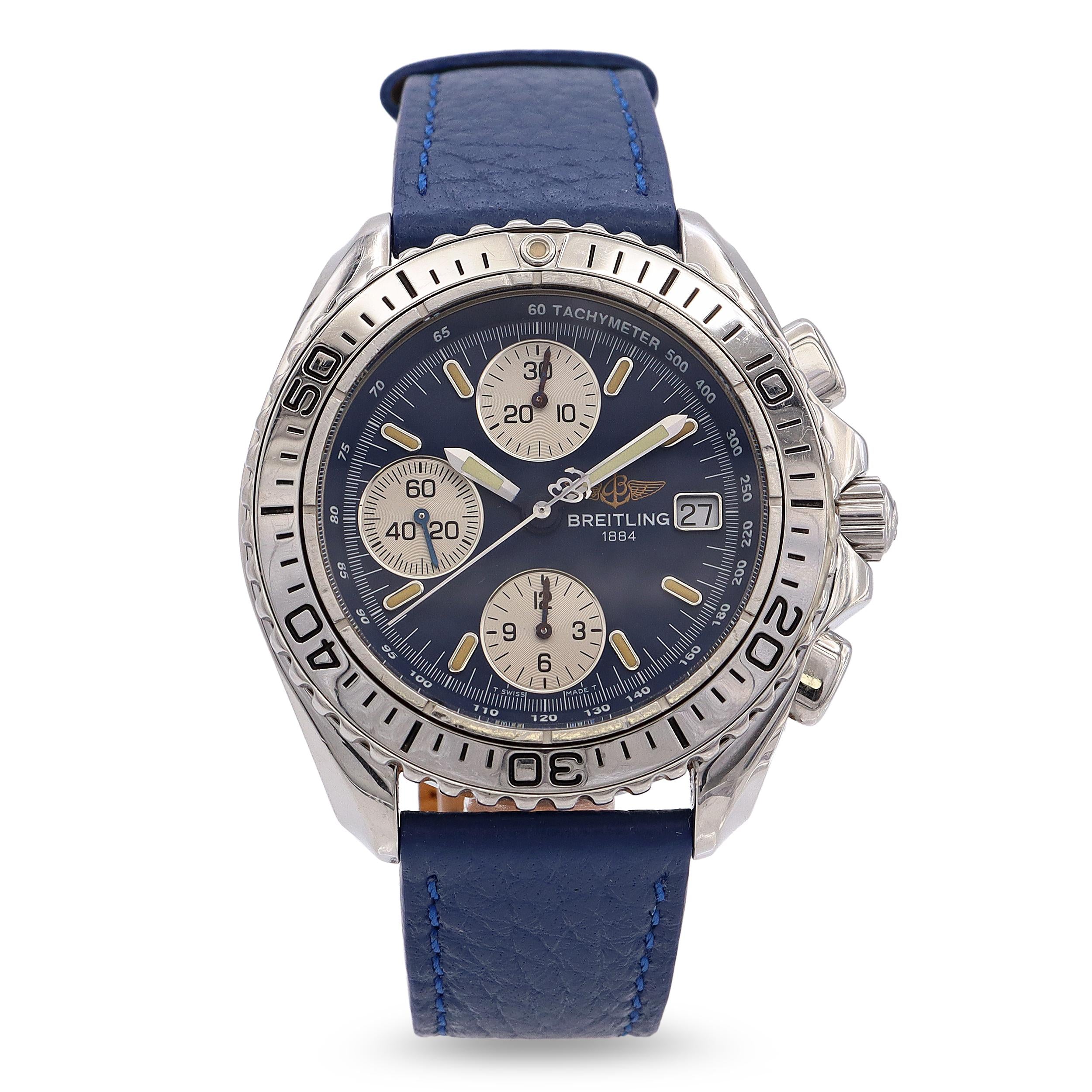 Breitling Shark Chronograph 41mm Mens Automatic Watch Ref A13051