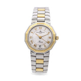 Baume & Mercier Steel & 18k Yellow Gold MOP Dial Quartz Women's Watch
