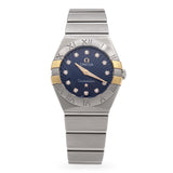 Omega Constellation Blue Diamond Dial Quartz Women's Watch