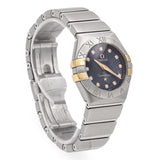 Omega Constellation Blue Diamond Dial Quartz Women's Watch