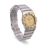 Vintage Omega Constellation Two Tone Ladies Quartz Watch