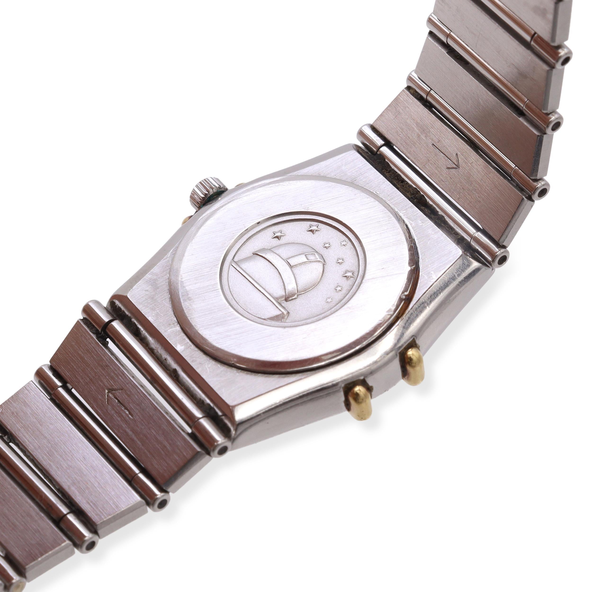 Vintage Omega Constellation Two Tone Ladies Quartz Watch