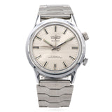 Vulcain Alarm Stainless Steel Hand Wind Men's Watch Ref. 999.0073.2
