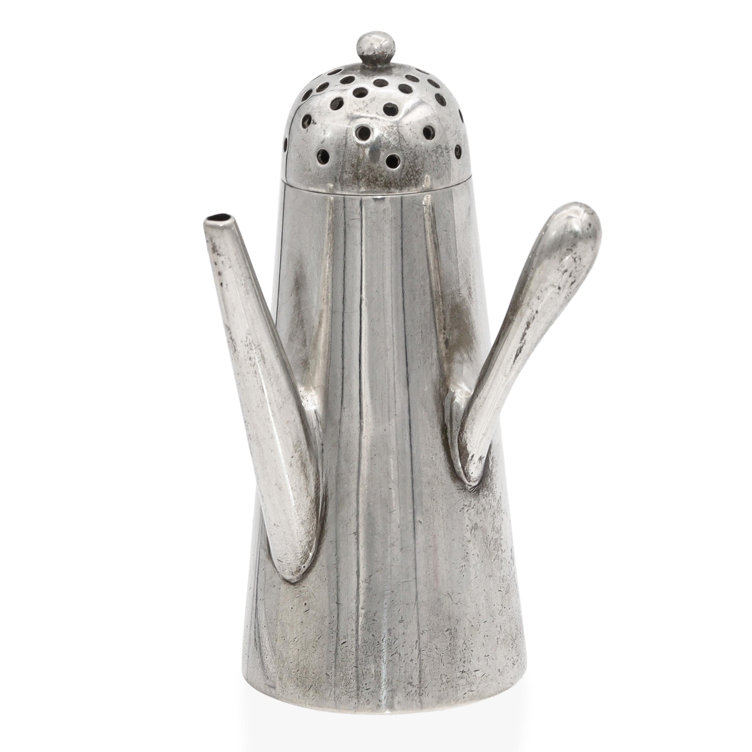 Vintage B. Altman & Co. Sterling Silver Chocolate Pot Form Salt Shaker