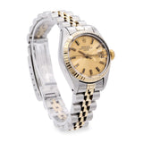 Rolex Date Two-tone Stainless Steel Automatic Women's Watch Ref 6917