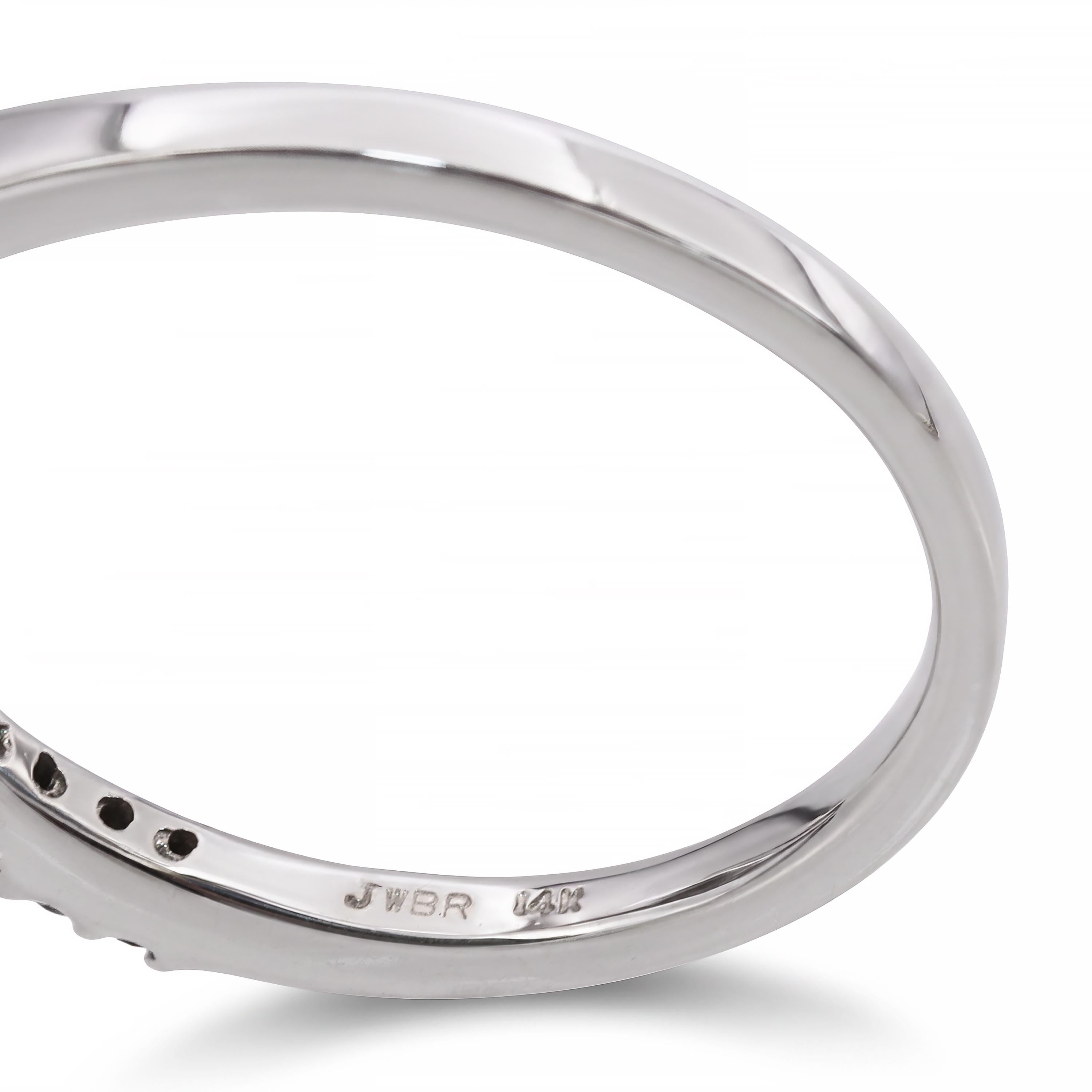 14k White Gold 0.65tcw Champagne Diamond Halo Ring
