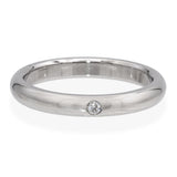 Tiffany & Co. Elsa Peretti Platinum Diamond Band Ring