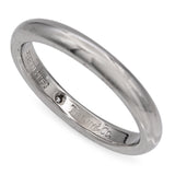 Tiffany & Co. Elsa Peretti Platinum Diamond Band Ring