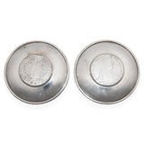 Vintage Pair of Austrian Maria Theresa Thaler Silver Coin Dishes