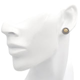 David Yurman 14K Yellow Gold & Sterling Silver Cable Dome Stud Earrings