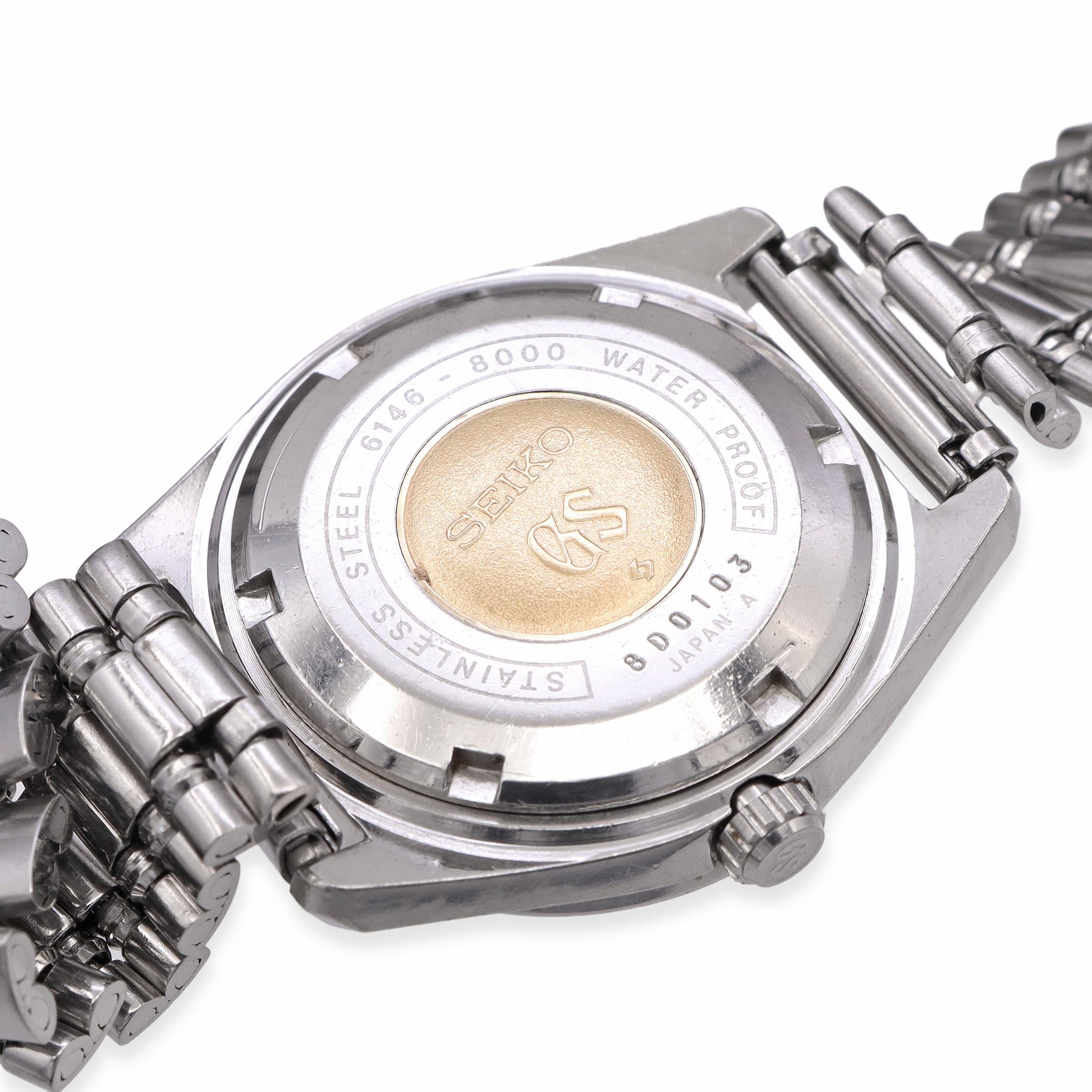 Vintage Seiko Grand Seiko Hi-Beat 36000 Automatic Watch Ref 6146-8000