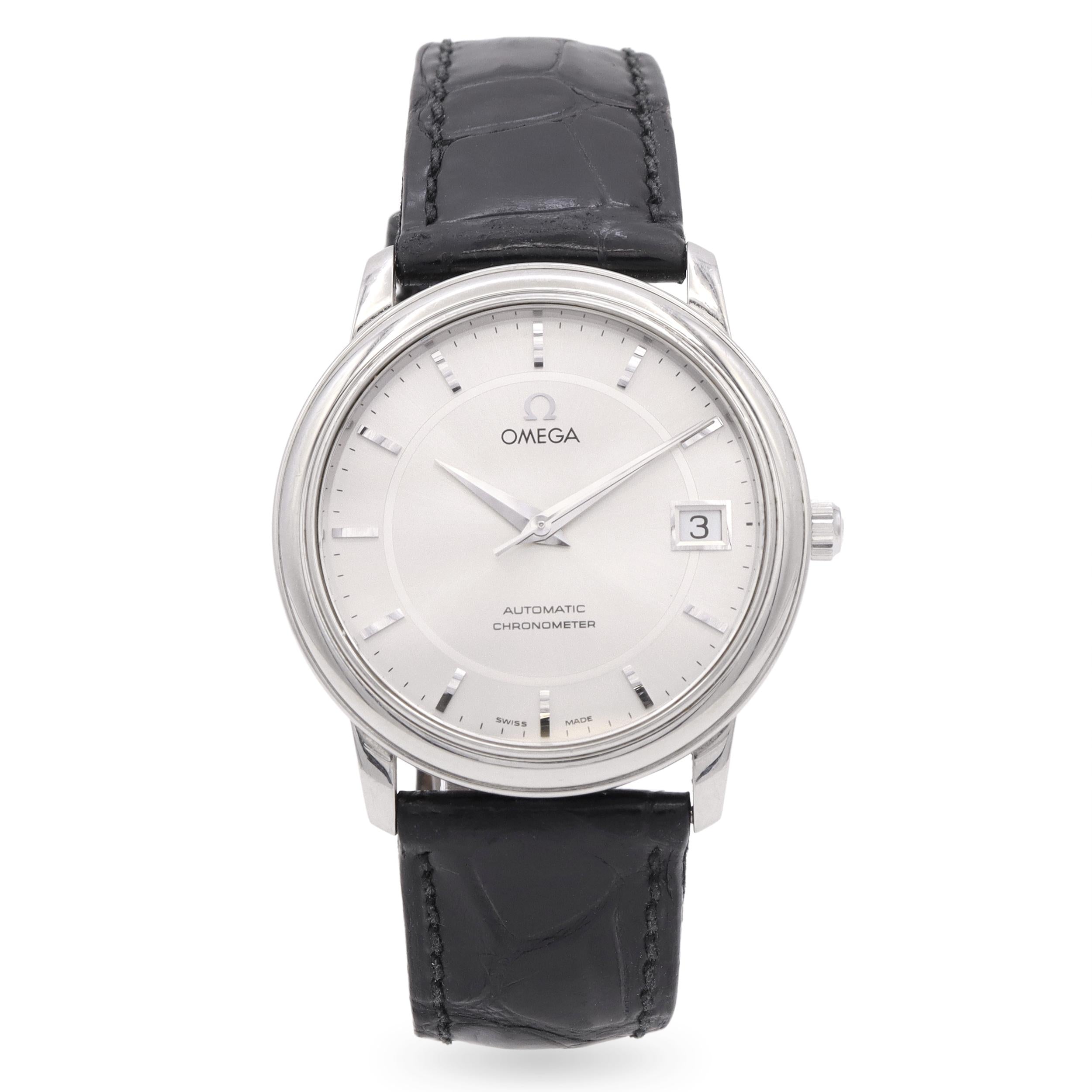 Omega De Ville Steel Chronometer Automatic Dress Watch Ref. 48003100
