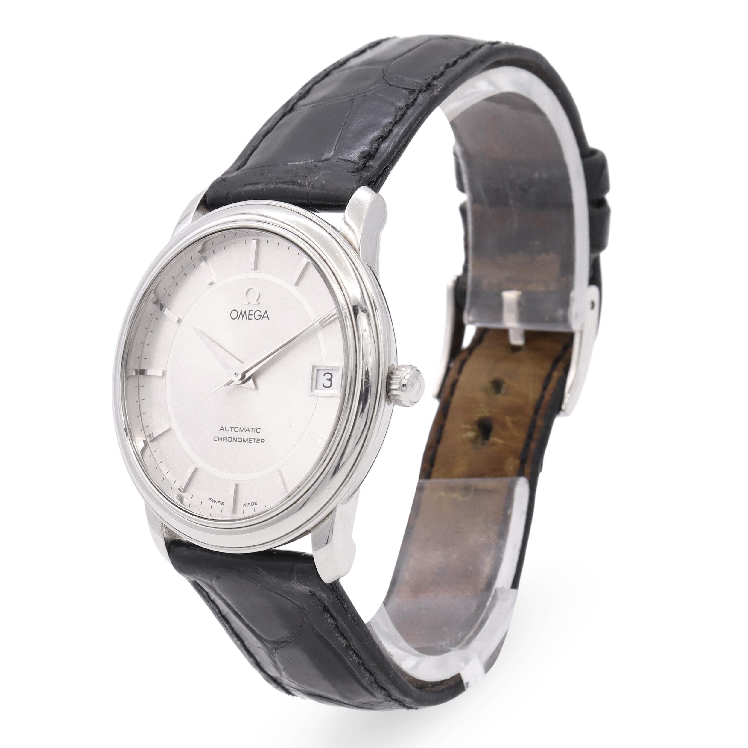 Omega De Ville Steel Chronometer Automatic Dress Watch Ref. 48003100