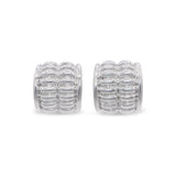 Kieselstein-Cord Sterling Silver Chunky Clip On Earrings