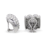 Kieselstein-Cord Sterling Silver Chunky Clip On Earrings
