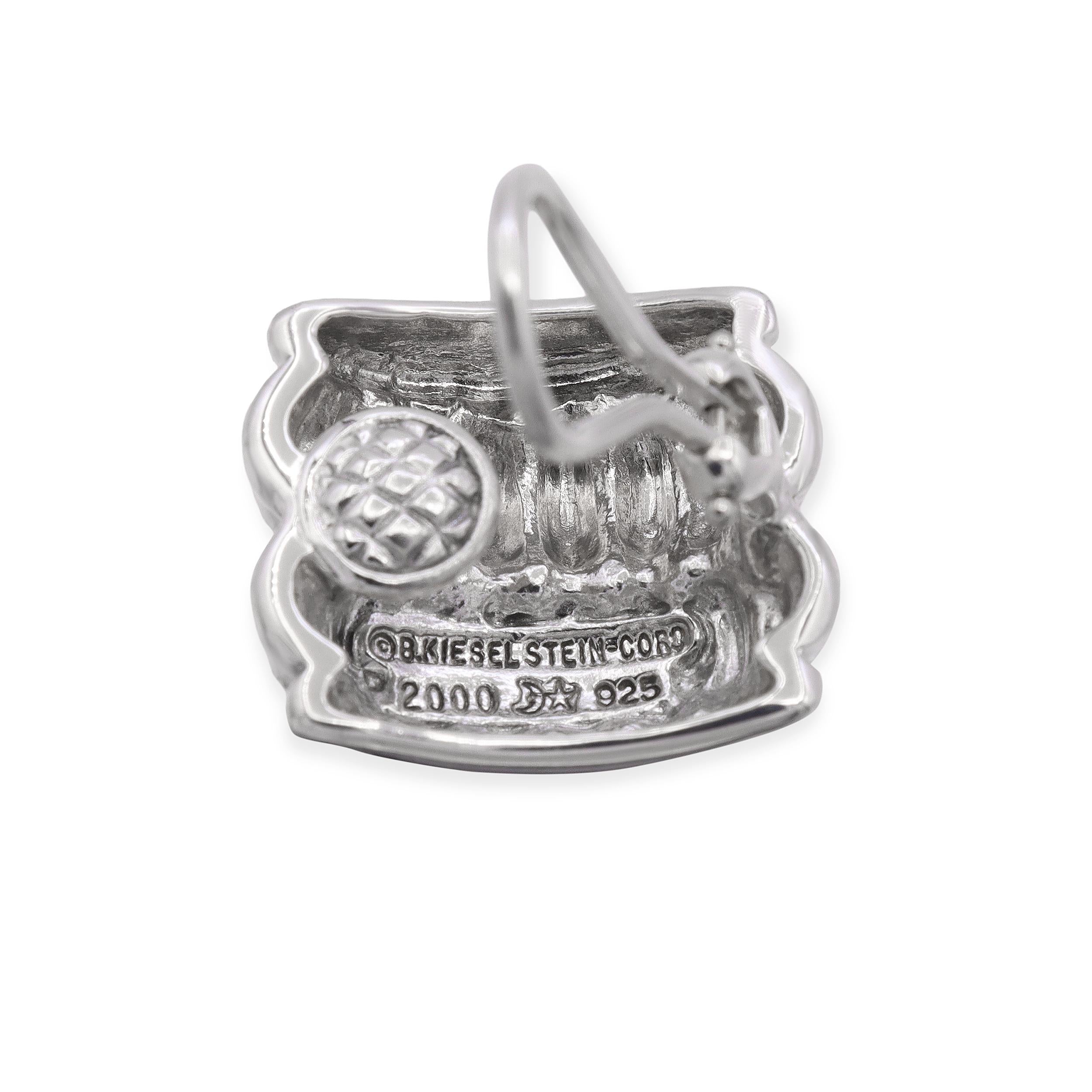 Kieselstein-Cord Sterling Silver Chunky Clip On Earrings