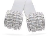Kieselstein-Cord Sterling Silver Chunky Clip On Earrings