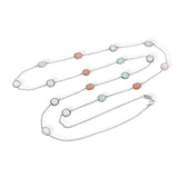 Ippolita Rock Candy Sterling Silver Multi Gem Station Necklace