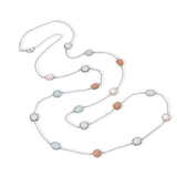 Ippolita Rock Candy Sterling Silver Multi Gem Station Necklace