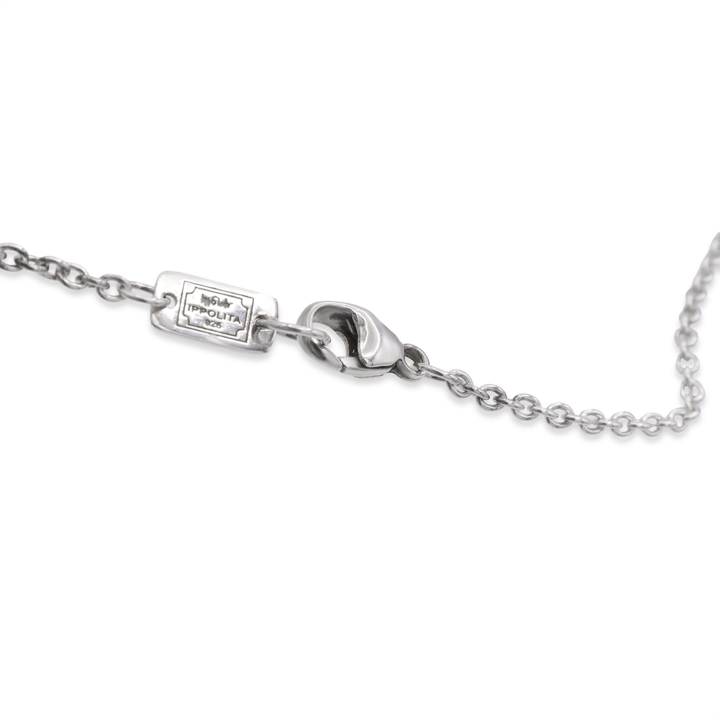 Ippolita Rock Candy Sterling Silver Multi Gem Station Necklace