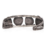Vintage Southwestern Sterling Silver Turquoise Cuff Bracelet