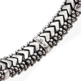 Lagos Caviar Sterling Silver & 18K Yellow Gold Cuff Bracelet