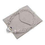 Lagos Sterling Silver & 18k Yellow Gold Amethyst Ruched Heart Necklace