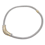John Hardy Sterling Silver & 18k Yellow Gold Dayak Slide Necklace