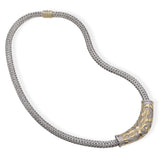 John Hardy Sterling Silver & 18k Yellow Gold Dayak Slide Necklace