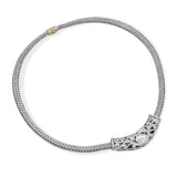 John Hardy Sterling Silver & 18k Yellow Gold Dayak Slide Necklace
