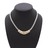 John Hardy Sterling Silver & 18k Yellow Gold Dayak Slide Necklace