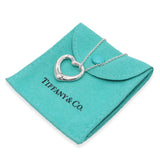 Tiffany & Co Elsa Peretti Open Heart Sterling Silver Necklace