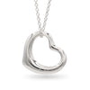 Tiffany & Co Elsa Peretti Open Heart Sterling Silver Necklace