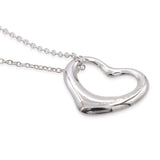 Tiffany & Co Elsa Peretti Open Heart Sterling Silver Necklace