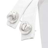 Tiffany & Co. Elsa Peretti Nugget Bean Sterling Silver Necklace & Earring Set