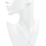 Tiffany & Co. Elsa Peretti Nugget Bean Sterling Silver Necklace & Earring Set