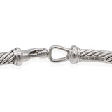 David Yurman Sterling Silver & 14K Yellow Gold Cable Collar Necklace